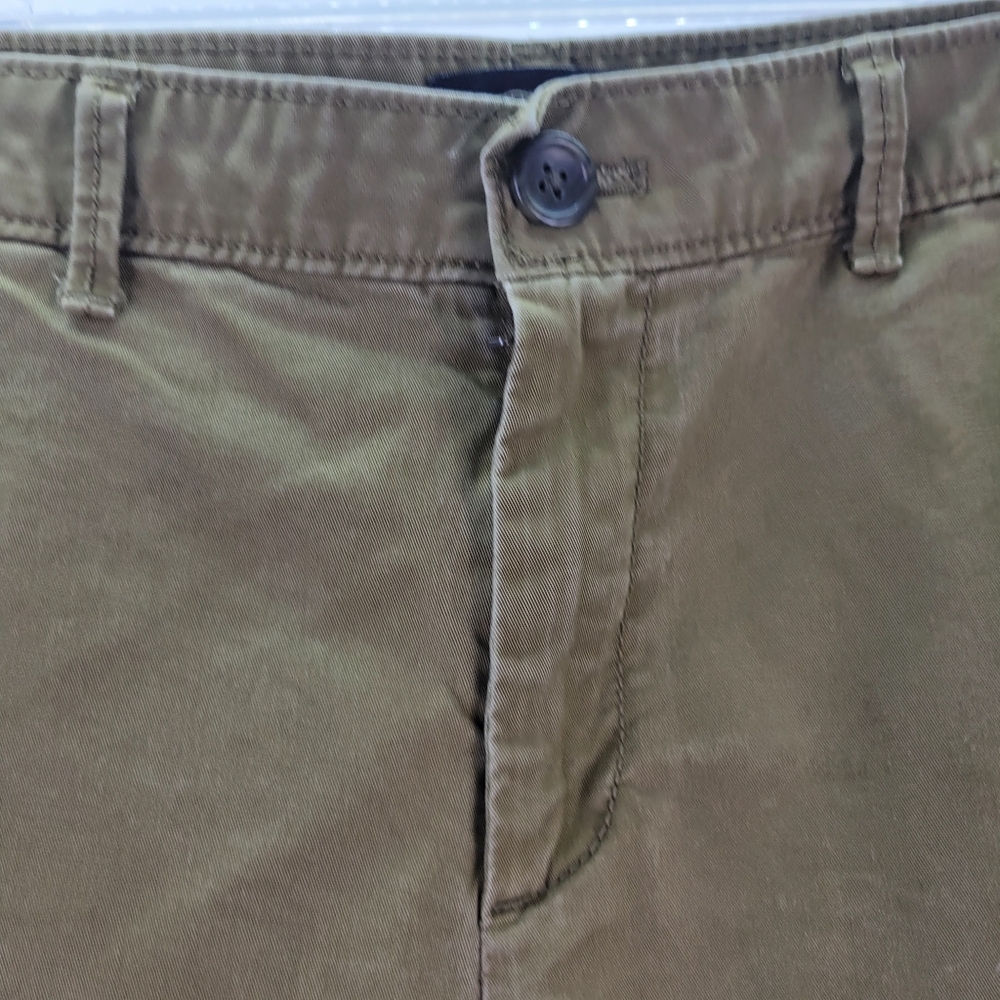 Banana Republic Factory Olive Green Girlfriend Fit Pants Cotton Size 8 - Picture 4 of 9